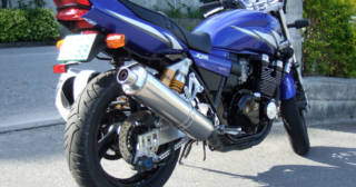 レンタルバイクのXJR400